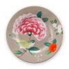Pip Studio Blushing Birds Haki Petit Four Tabağı 12 Cm