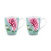 Pip Studio Blushing Birds İkili Mavi Büyük Mug Seti 350 ml