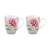 Pip Studio Blushing Birds İkili Haki Büyük Mug Seti 350 ml