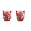 Pip Studio Blushing Birds İkili Kırmızı Büyük Mug Seti 350 ml