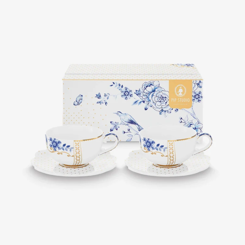 Pip Studio Royal Beyaz 2li Türk Kahvesi / Espresso Fincanı