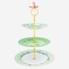Pip Studio Yeşil Porselen 3 Katlı Servis