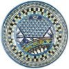 Baci Milano Baci Milano Mavi Barok Tabak 21.5 Cm
