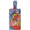 Chiara Alessi Capri Kırmızı Mavi Peynir&Şarküteri Sunum Tahtası 17,5*32,5 Cm