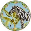 Chiara Alessi İl Giardino Zebra Desenli Pasta Tabağı 19 Cm
