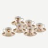 Chiara Alessi Sakura Kahverengi Kahve Fincan Set