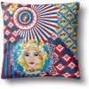 Chiara Alessi Positano Minder Erkek Yüz Desenli 80x80 cm