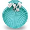 Edelweiss Italy Frutti Di Mare Mavi Seramik Servis Tabağı 20x18 Cm