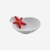 Edelweiss Italy Frutti Di Mare Beyaz Seramik Servis Tabağı 15x13 Cm