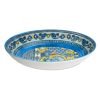 Baci Milano Mavi Barok Oval Servis Kasesi 33x23 cm