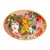 Baci Milano Oval Servis Tabağı Mercan 50x35 cm