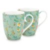 Pip Studio Jolie ikili Mavi Büyük Mug Seti 350 ml.