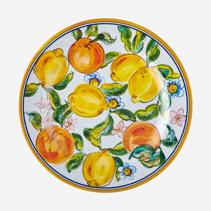 Chiara Alessi Beyaz Melamin Yemek Tabağı 28 Cm