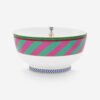 Pip Studio Chique Pembe Yeşil Porselen Servis Kasesi 18 Cm