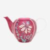 Pip Studio Flower Festival Kırmızı Porselen Demlik 1600 Ml