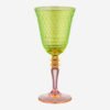 Chiara Alessi Venezia Yeşil Pembe Cam Kadeh 270 Ml