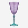 Chiara Alessi Venezia Lila Turkuaz Cam Kadeh 270 Ml