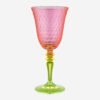 Chiara Alessi Venezia Pembe Yeşil Cam Kadeh 270 Ml