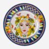 Chiara Alessi Capri Mavi Melamin Yemek Tabağı 28 Cm