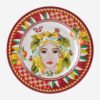 Chiara Alessi Capri Kırmızı Melamin Yemek Tabağı 28 Cm