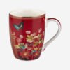 Chiara Alessi Butterfly Walley Kırmızı Porselen Kupa 300 Ml