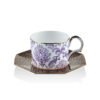 Tea Delight Blooming Baroque Irıs/Mor Çay Fincanı