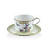 Tea Delight Green Papillon Çay Fincan