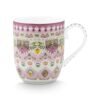 Pip Studio Lily & Lotus Mor Porselen Kupa 145 Ml