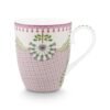 Pip Studio Lily & Lotus Mor Porselen Kupa 350 Ml