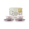 Pip Studio Lily & Lotus Mor Porselen Çay Fincan Seti 280 Ml