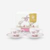 Pip Studio Jolie Beyaz Porselen Kahve Fincan Seti 120 Ml