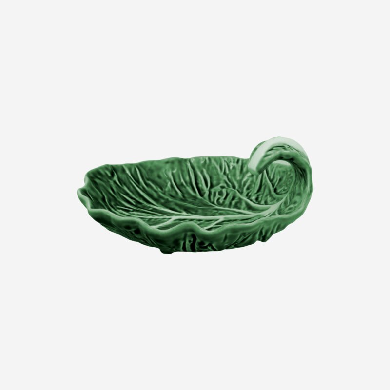 Bordallo Pinheiro Cabbage Yeşil Seramik Servis Tabağı 18,5 Cm