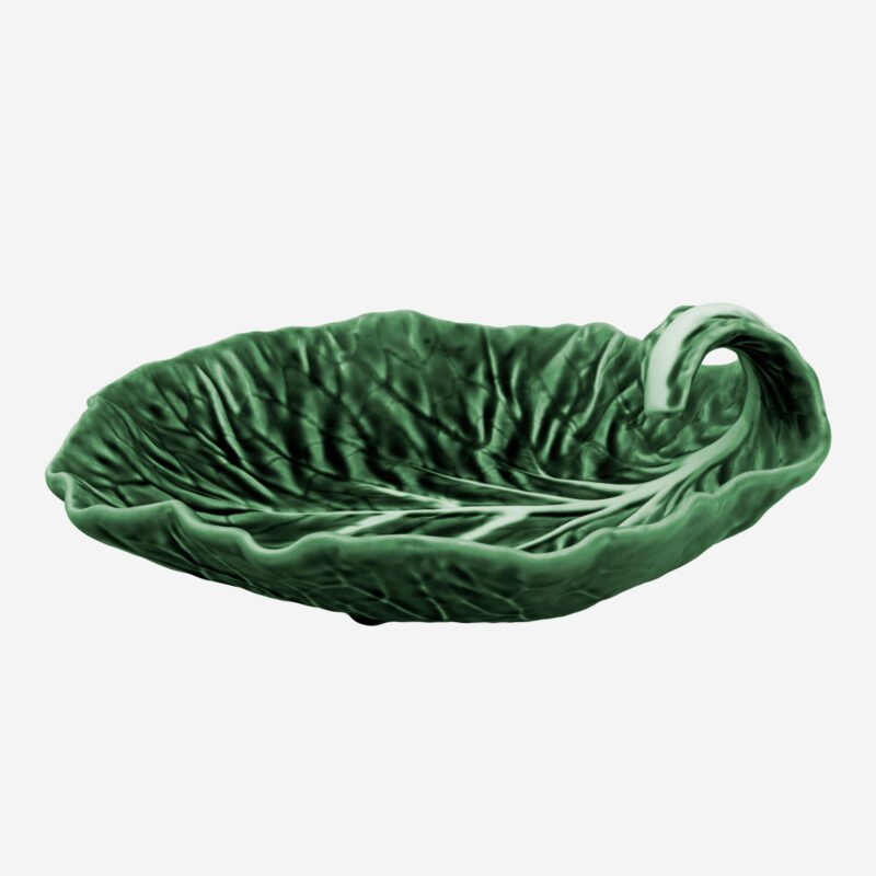 Bordallo Pinheiro Cabbage Yeşil Seramik Servis Tabağı 25 Cm