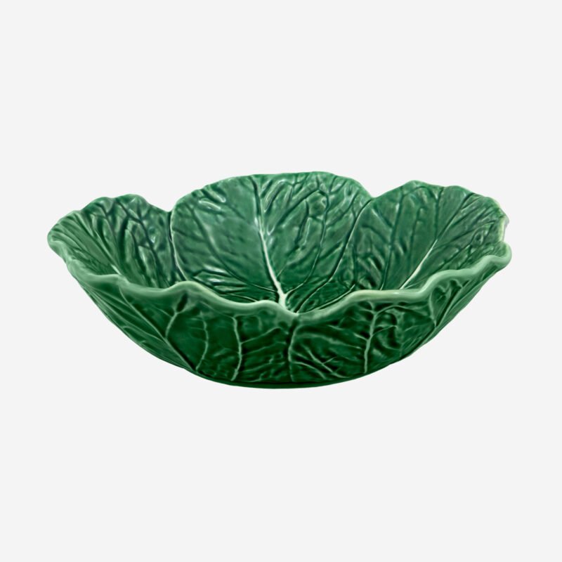 Bordallo Pinheiro Cabbage Yeşil Seramik Servis Kasesi 29 Cm