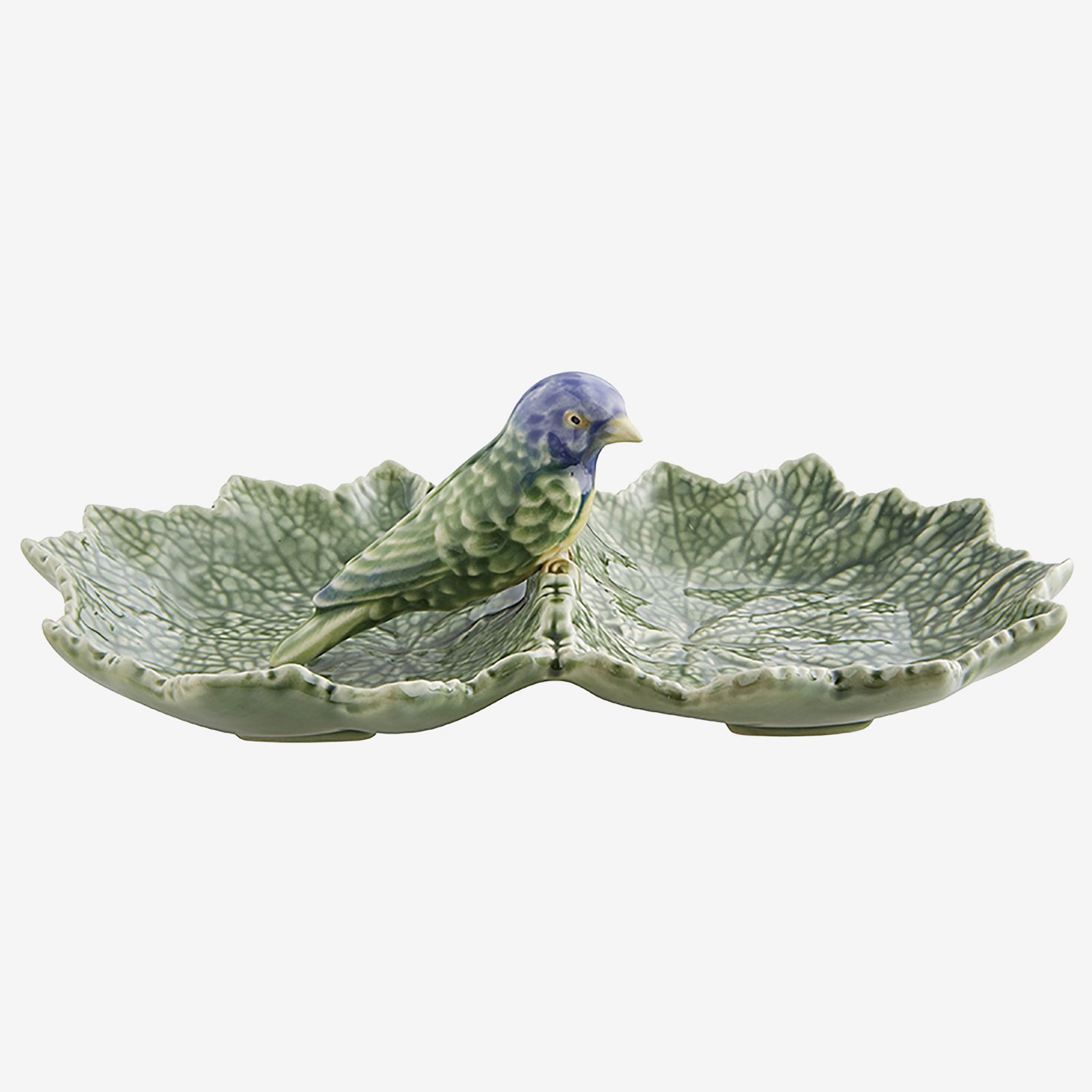 Bordallo Pinheiro Geranium Yeşil Seramik Servis Tabağı 22 Cm