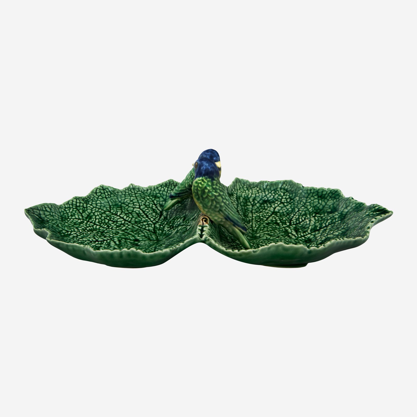 Bordallo Pinheiro Leaves Yeşil Seramik Servis Tabağı 34 Cm