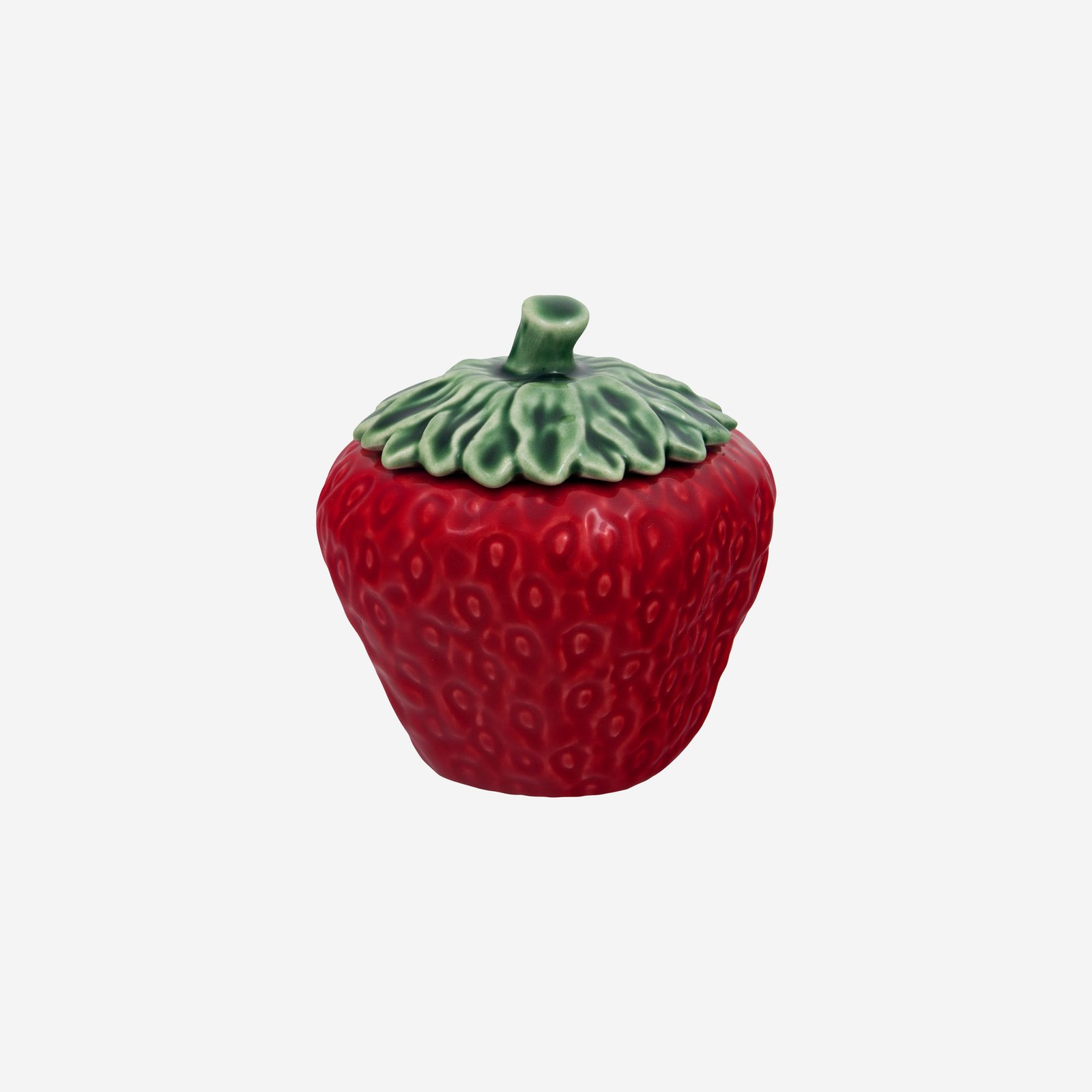 Bordallo Pinheiro Strawberries Kırmızı Seramik Saklama Kabı 450 Ml