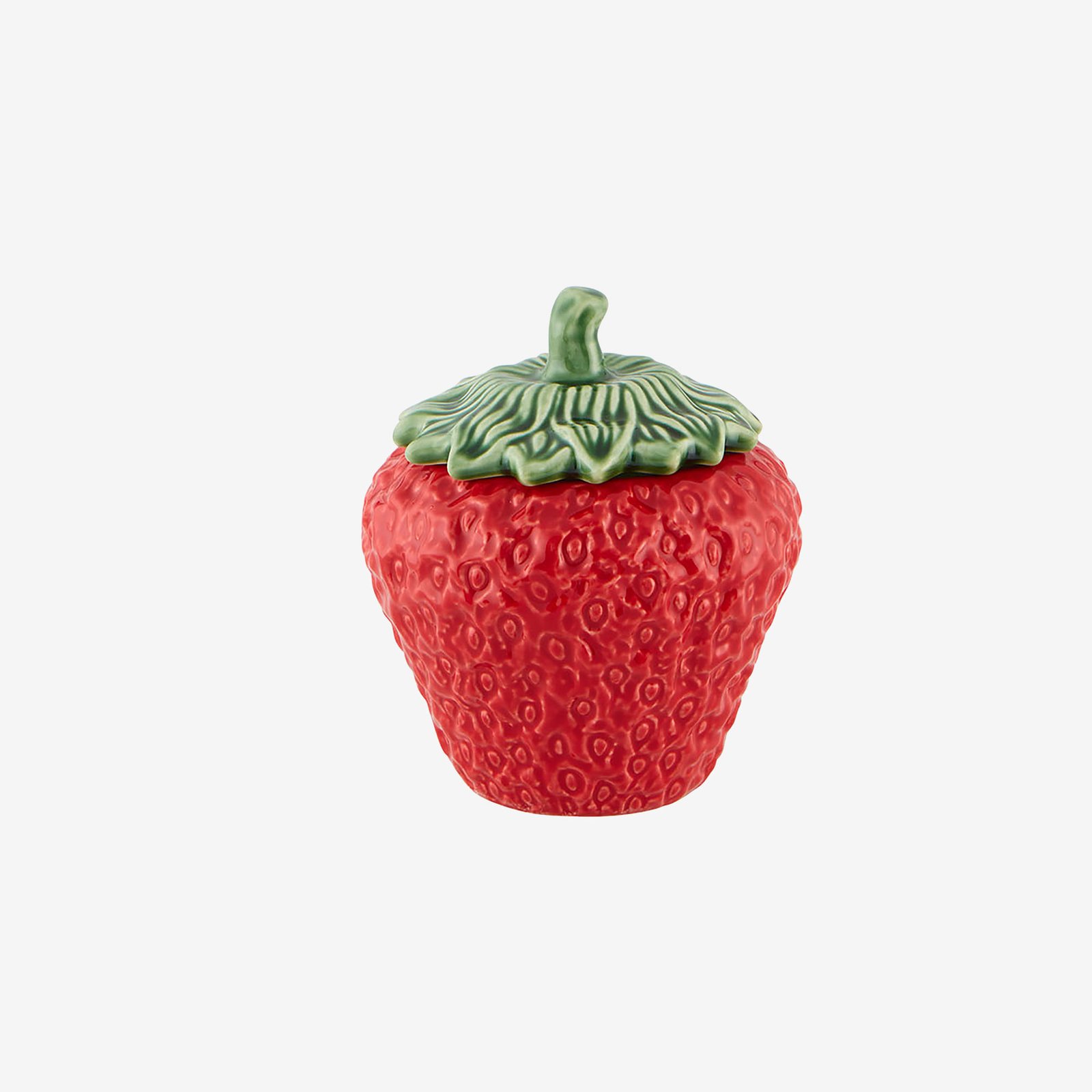 Bordallo Pinheiro Strawberries Kırmızı Seramik Saklama Kabı 1000 Ml