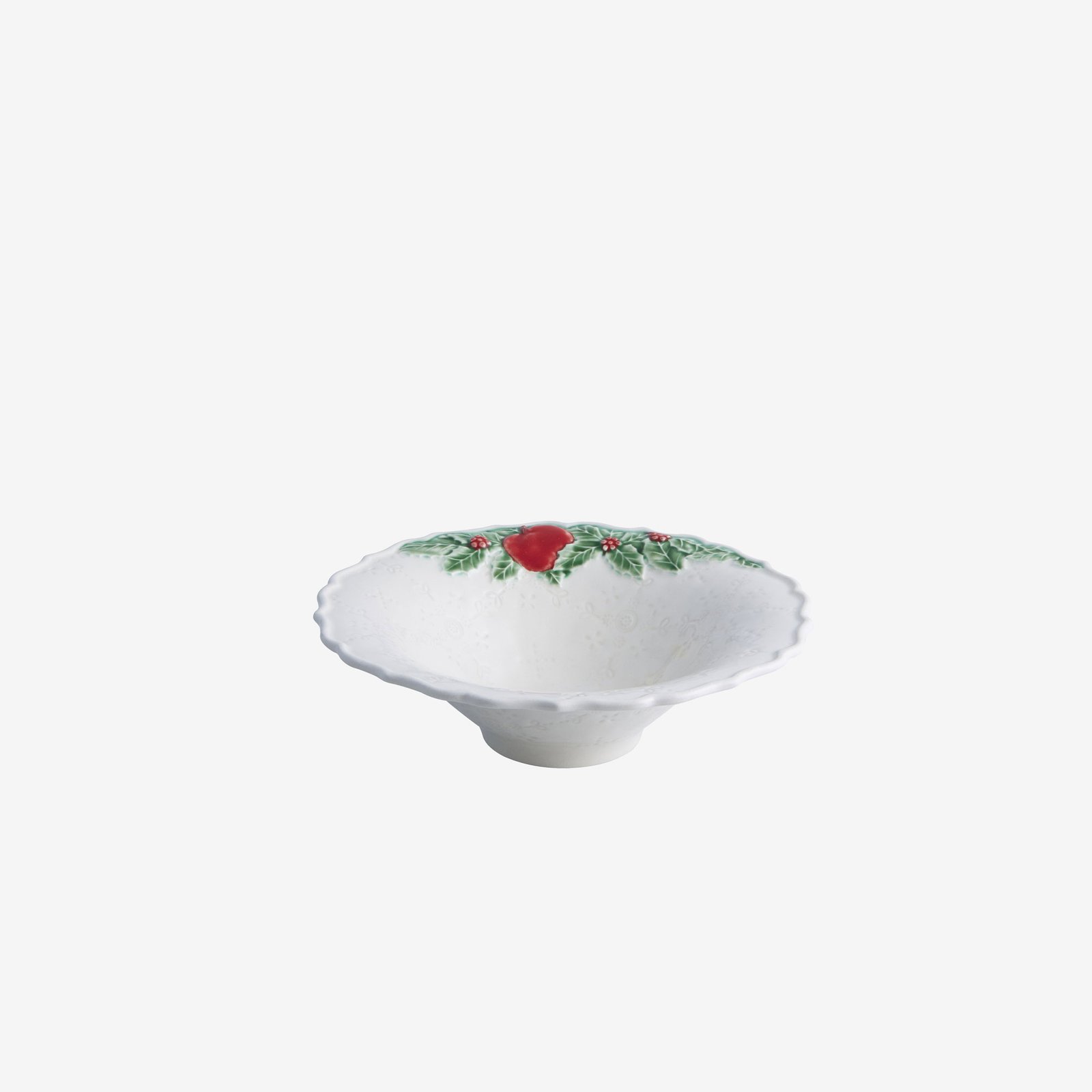 Bordallo Pinheiro Garland Beyaz Seramik Kase 20 Cm