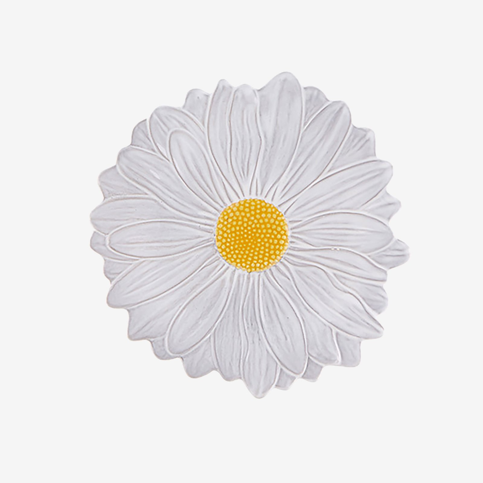 Bordallo Pinheiro Maria Flor Beyaz Seramik Kahvaltı Tabağı 23 Cm