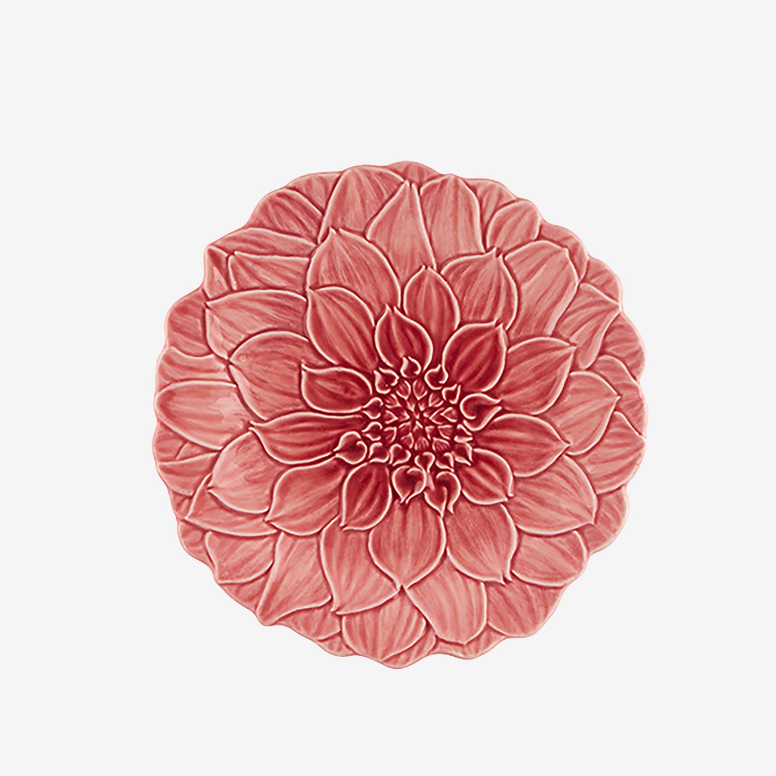 Bordallo Pinheiro Maria Flor Pembe Seramik Kahvaltı Tabağı 22 Cm