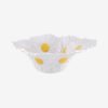 Bordallo Pinheiro Maria Flor Beyaz Seramik Servis Kasesi 27 Cm