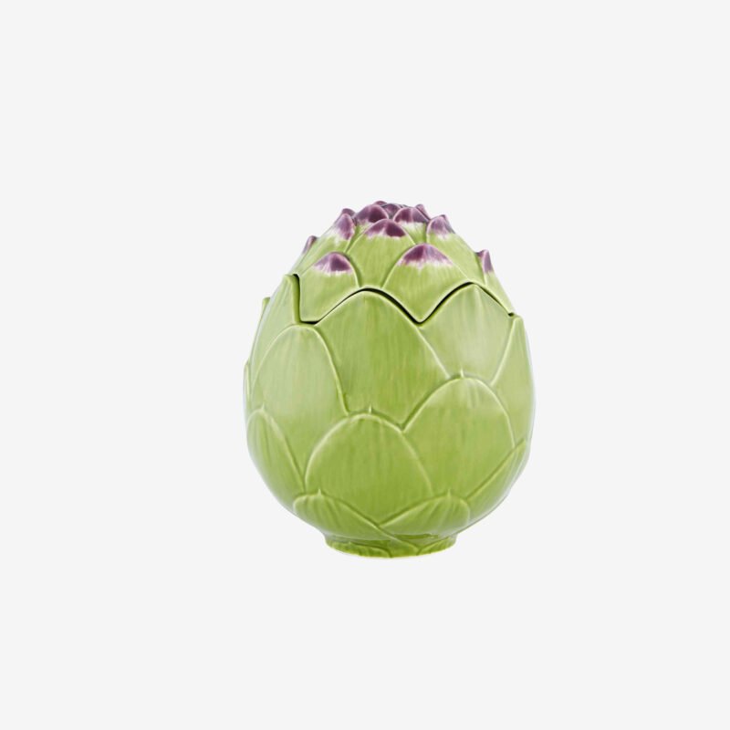 Bordallo Pinheiro Artichoke Yeşil Seramik Saklama Kabı 17 Cm