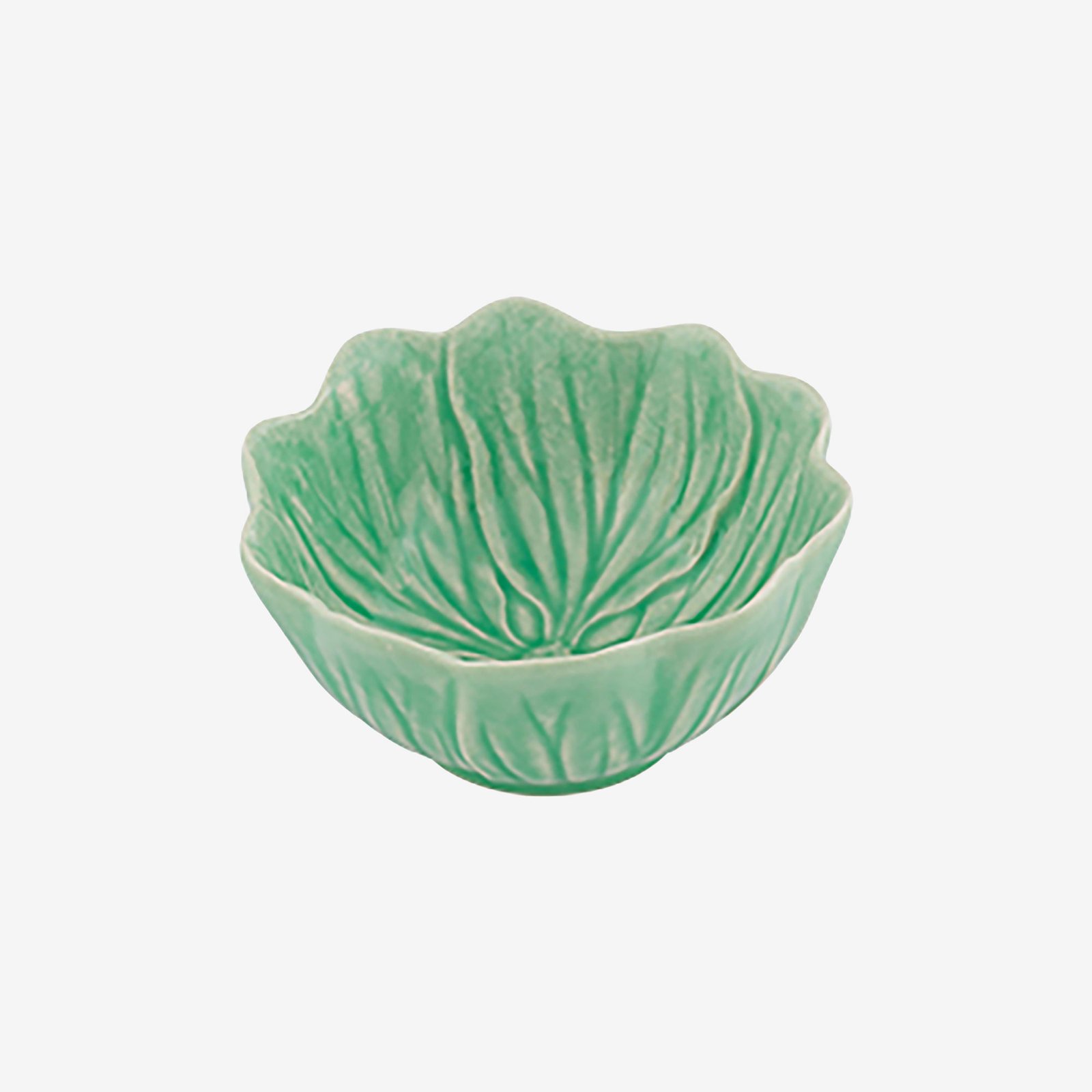 Bordallo Pinheiro Flora Yeşil Seramik Servis Kasesi 12 Cm