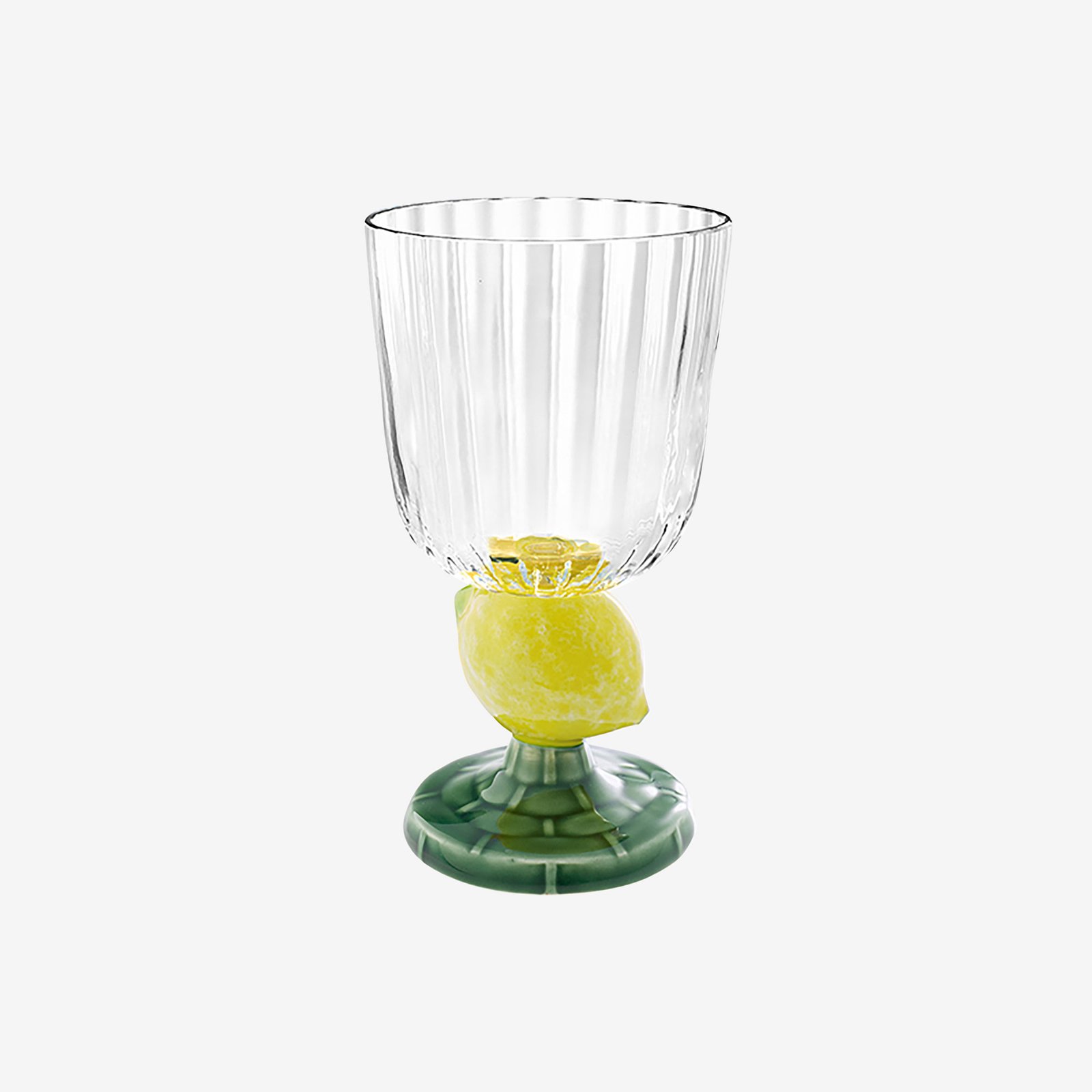 Bordallo Pinheiro Carmen Şeffaf Cam Kadeh 350 Ml - Limon