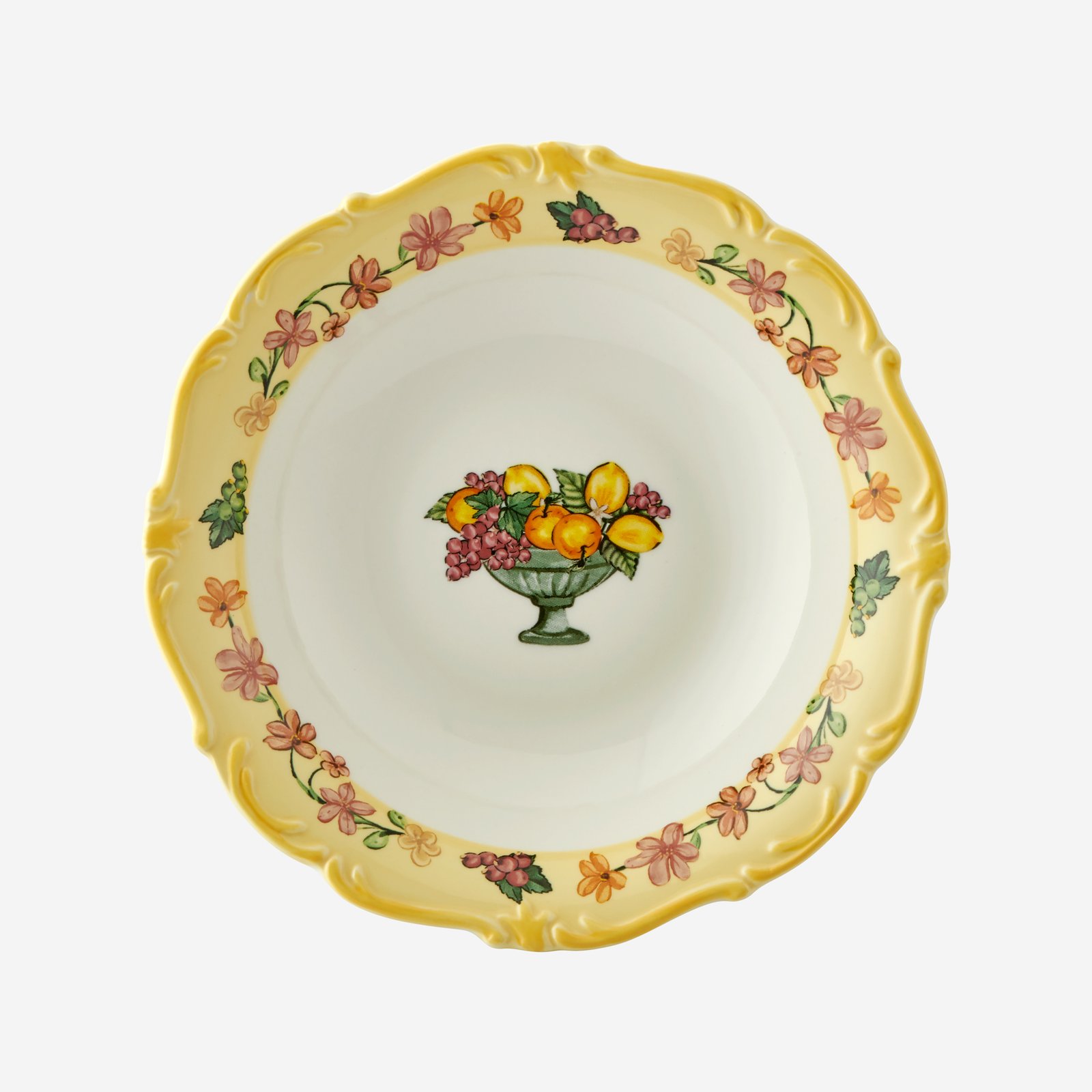 Chiara Alessi Il Sogno Sarı Seramik Çukur Tabak 21,5 Cm