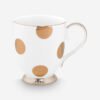Pip Studio Dot Delight Beyaz Porselen Kupa 350 Ml