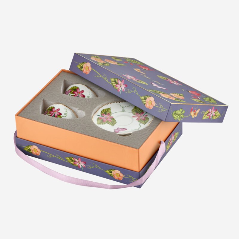Chiara Alessi Pembe Porselen Kahve Fincan Seti 120 Ml