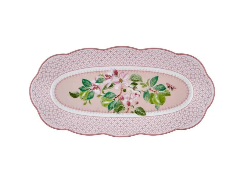 Tea Delight Horticool Pink - Küçük Kayık Tabak 30 cm