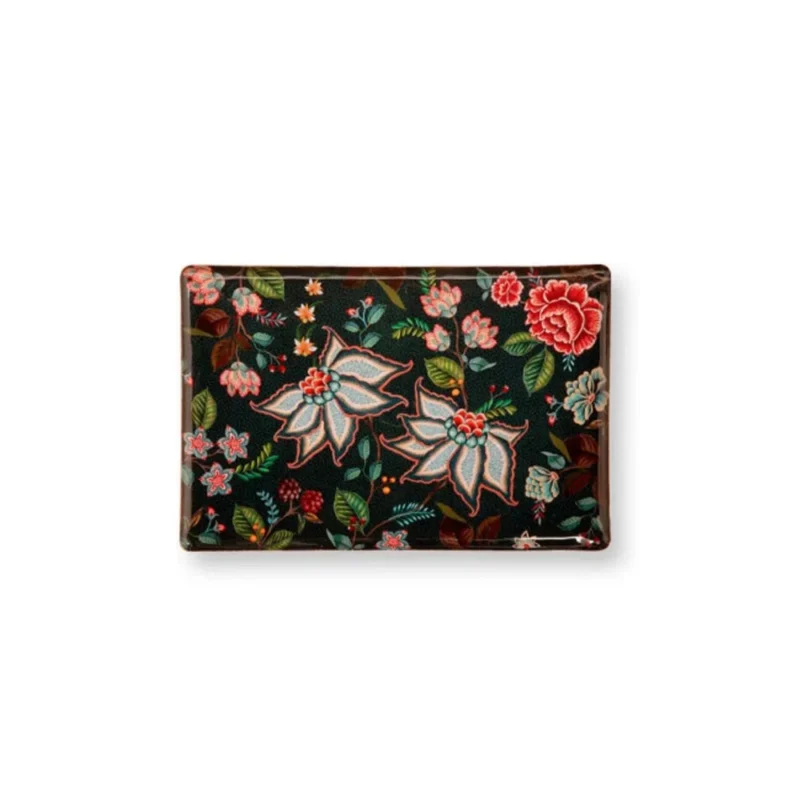 Pip Studio Berry Blues Metal Lacivert Tepsi 48x32cm